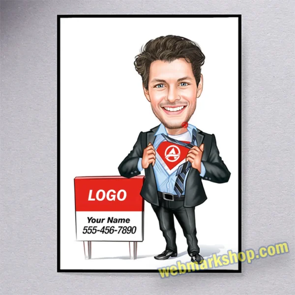super-insurance-agent-state-farm-custom-caricature-cartoon-character-state-farm-template-sf5083