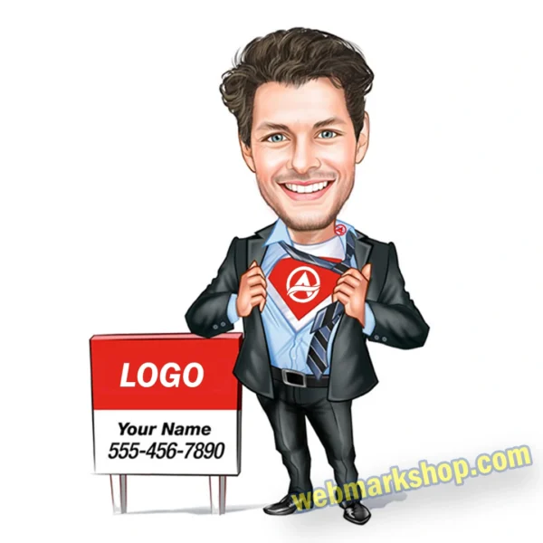 super-insurance-agent-state-farm-custom-caricature-cartoon-character-state-farm-template-sf5083