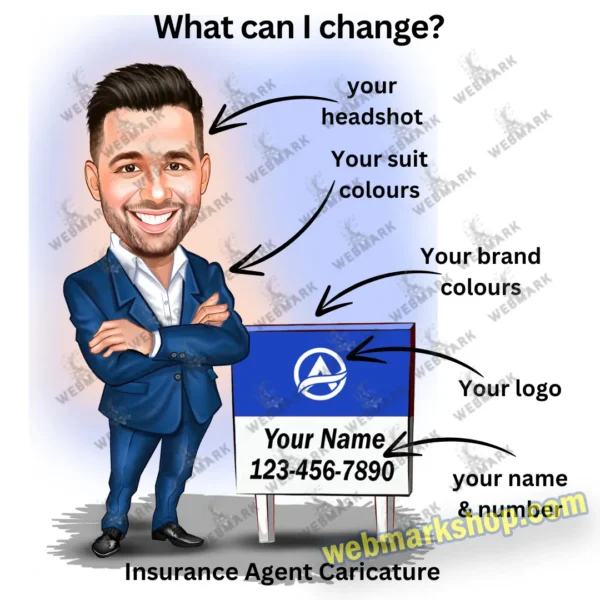 insurance-agent-custom-caricature-cartoon-character-state-farm-template-sf5088