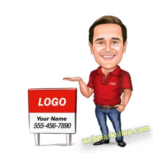 insurance-caricature-cartoon-character-state-farm-template-sf5091