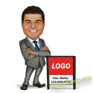 insurance-caricature-cartoon-character-state-farm-template-sf5093