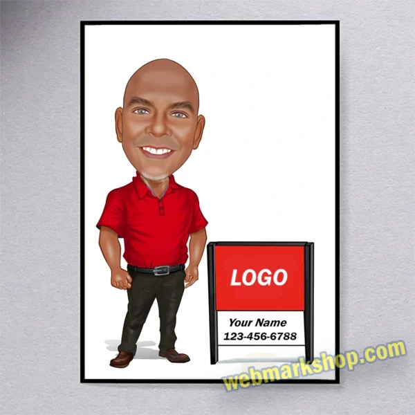 insurance-caricature-cartoon-character-state-farm-template-sf5094