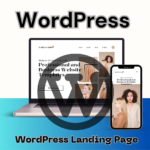 Web design Simple professional landing page for your business wordpress