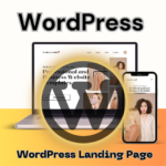 Web design Simple professional WordPress landing page, with slide show Contact Form, up to 10 sections