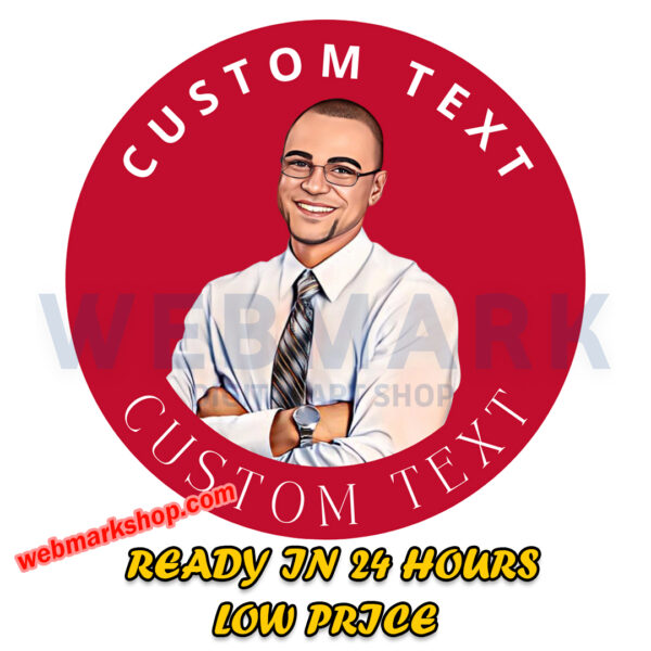 Instagram, Facebook, Tik Tok, Social Media Profile Social Picture, Cartoon Selfie, Illustration, Cartoon Logo, Digital Gift, Custom Avatar - Template PPA50084 - Image 3