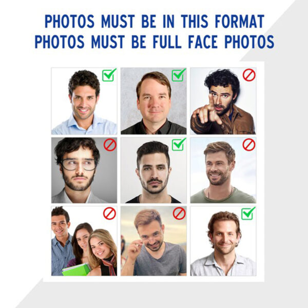 Black White Portrait From Photo, Social Media Profile Picture, Black White Personalized Portrait From Photo, Cartoon Logo, Digital Download-Template PPA50083 - Image 7