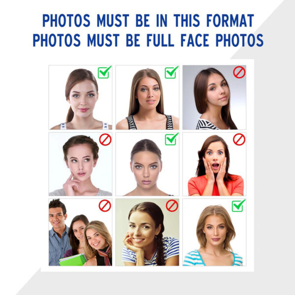 Black White Portrait From Photo, Social Media Profile Picture, Black White Personalized Portrait From Photo, Cartoon Logo, Digital Download-Template PPA50083 - Image 6