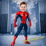 Christmas Day Gift, Personalized Spiderman Portrait Caricature, Birthday Invitation Gift, Spiderman Cartoon, Custom Superheroes Portrait Digital Download -Template #SUH800504