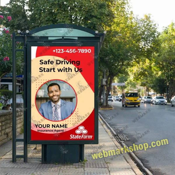 billboard Instagram Facebook Post pack design pack State Farm Insurance graphics social media post design billboard