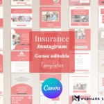50 Done-for-You Canva Templates for State Farm Agents | Editable Insurance Social Media Posts