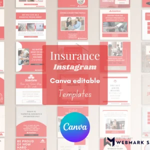 50 Done-for-You Canva Templates for State Farm Agents | Editable Insurance Social Media Posts